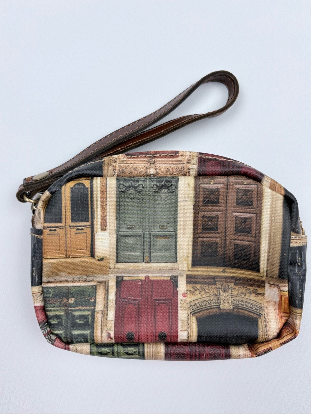 Patricia Nash Piper Canvas coated crossbody and pouch- Doorways to Italy - Picture 7 of 9